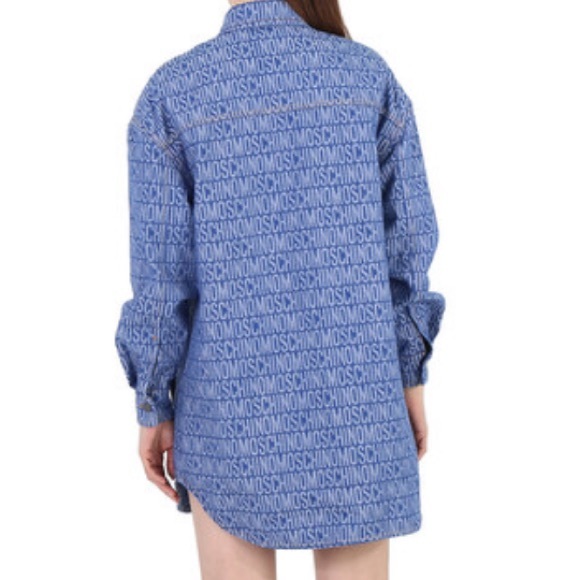 MOSCHINO
Fantasy Print Blue All-Over Logo - Picture 3 of 6